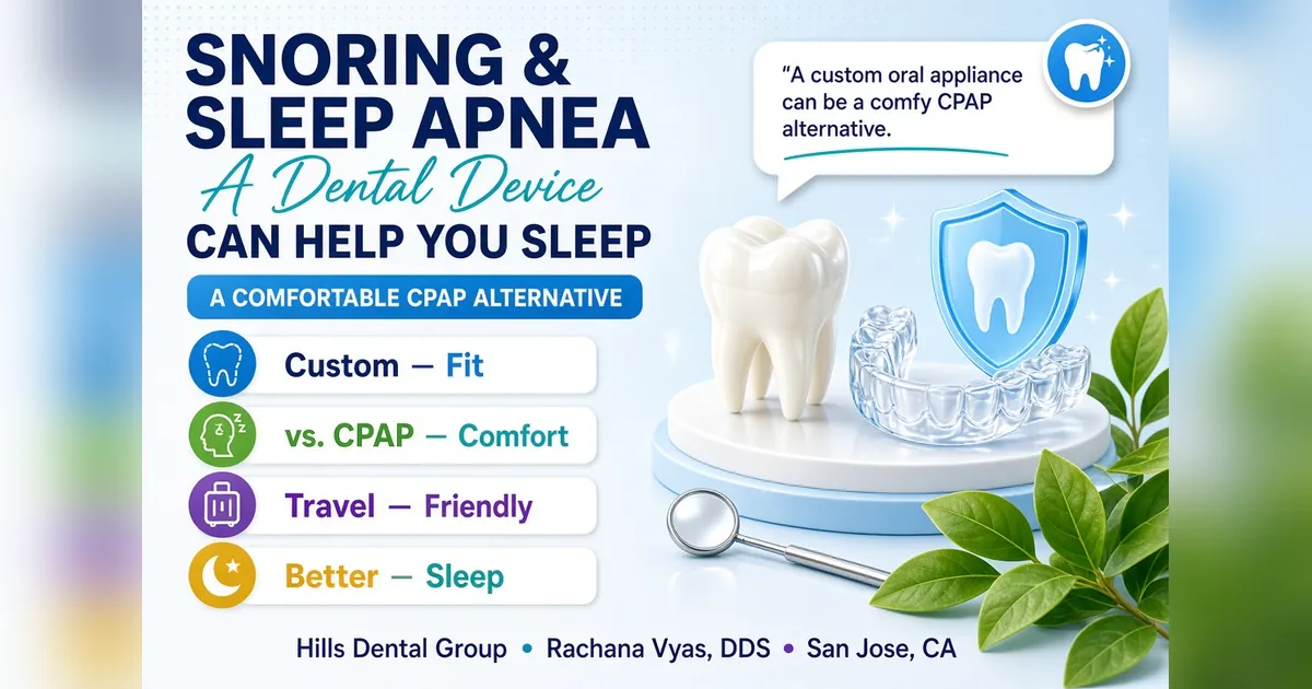 Snoring & Sleep Apnea: How a Custom Dental Appliance Can Help You Both Sleep
